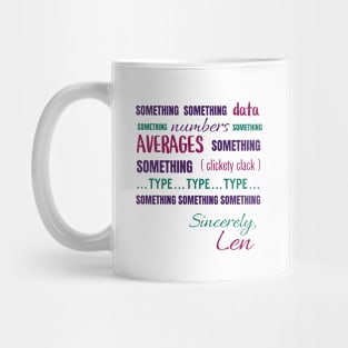 Numbers and Averages and Something Mug